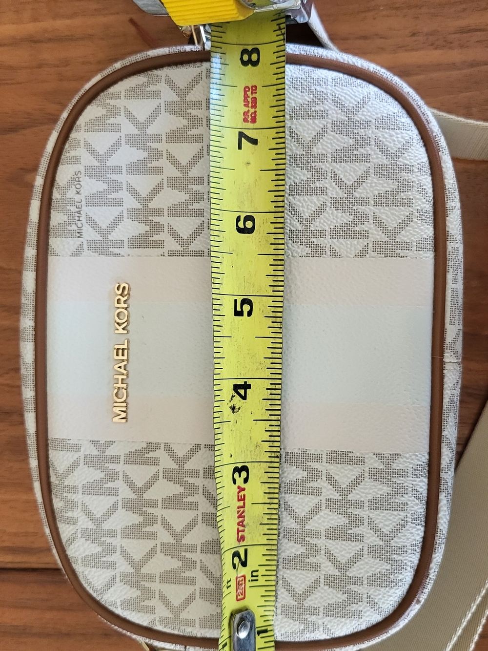 Michael Kors Cream Logo Crossbody Bag